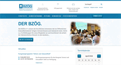 Desktop Screenshot of bzoeg.de